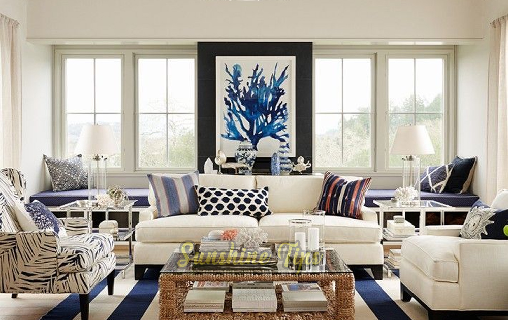 New Coastal Hampton Style Interior Home Design 2022