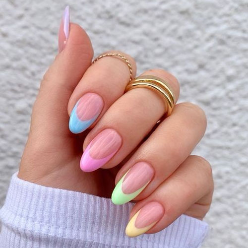 Spring Pastel nail designs