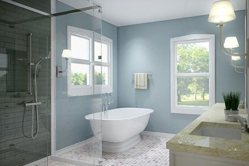 How To Choose Bathroom Paint Colors Sunshine Tips - Light Grey Paint Colours For Bathroom