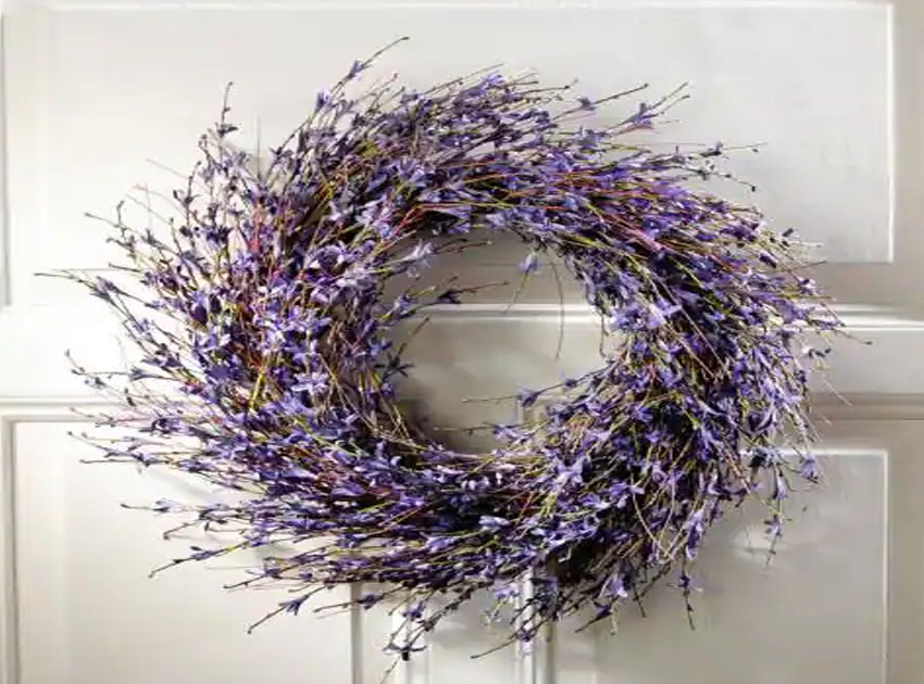 lavender wreath for front door