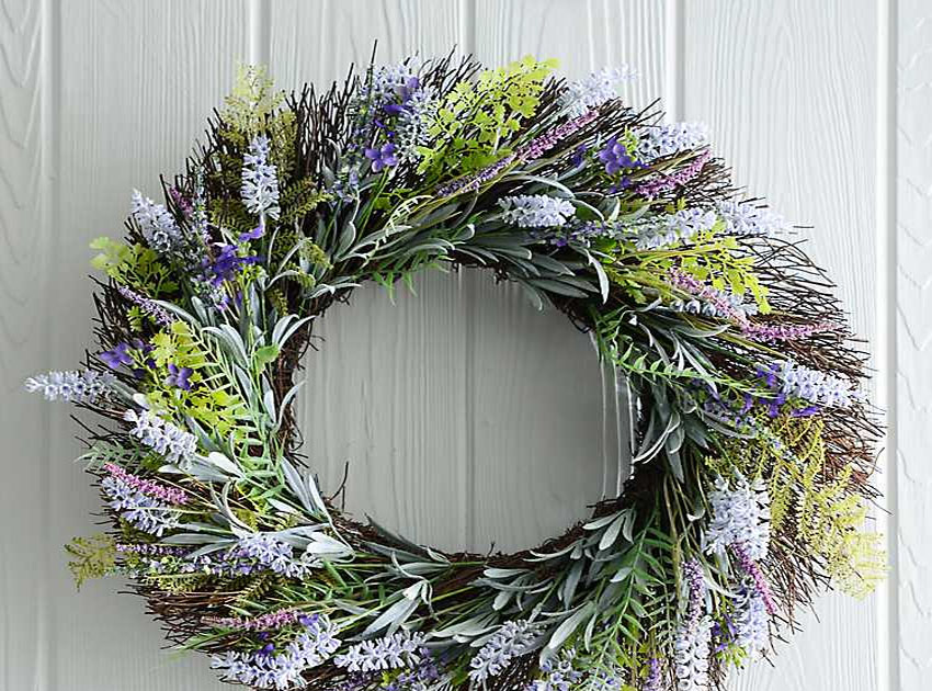 lavender wreaths for front door