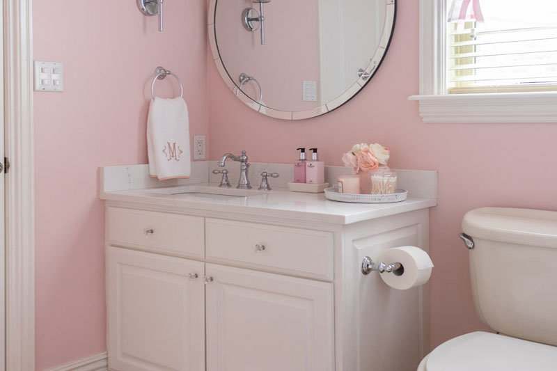 Bathroom in pink