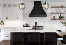 Black And Gold Pendant Lights For Kitchen Island