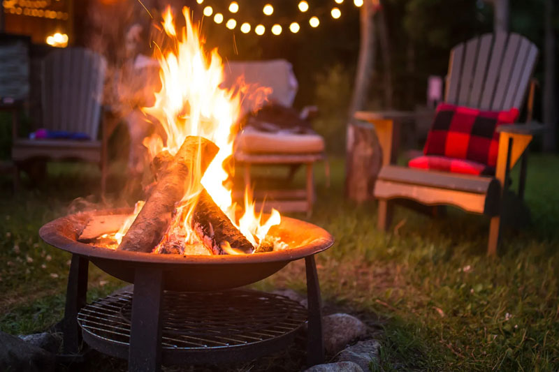Bonfire in your backyard