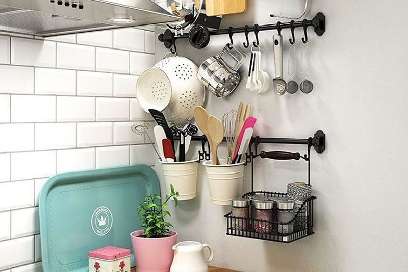 Cooking equipment can be hung