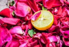 Lemon And Rosewater For Skin Whitening