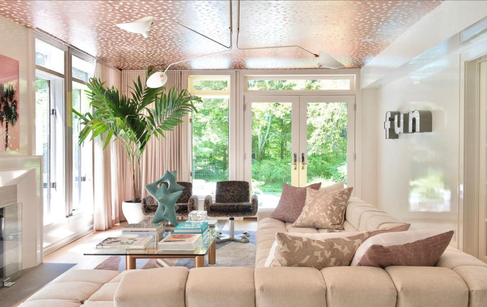 Pink And Cream Living Room Ideas