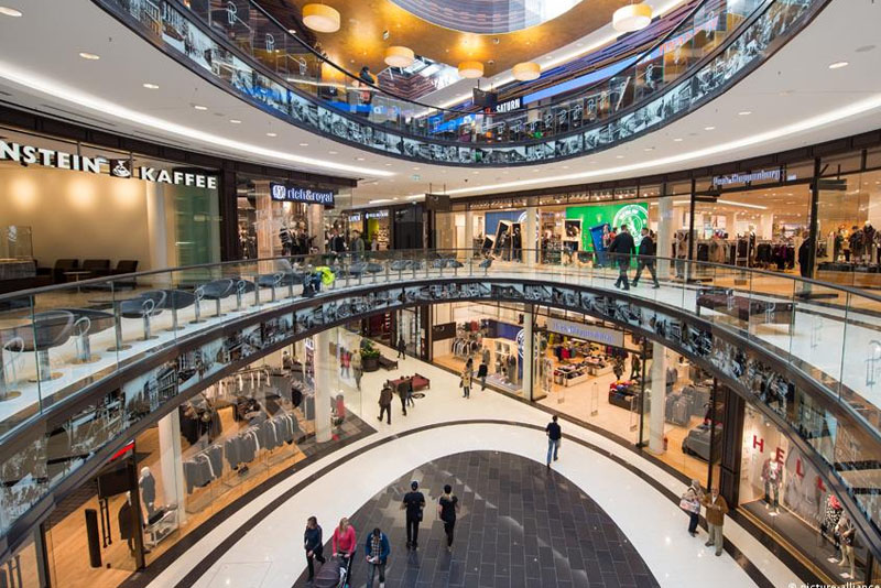 Take her to the shopping mall