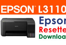 Epson L3110 Resetter Free Download without Password