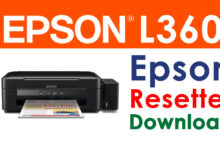 Epson L360 Resetter Free Download without Password
