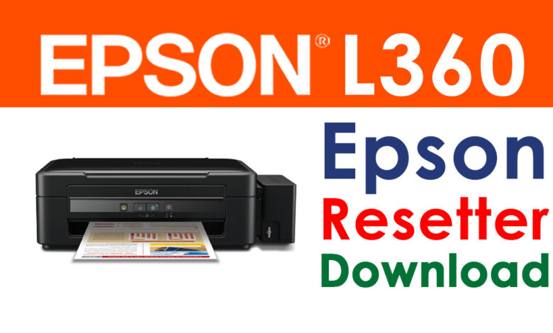 Epson L360 Resetter Free Download without Password