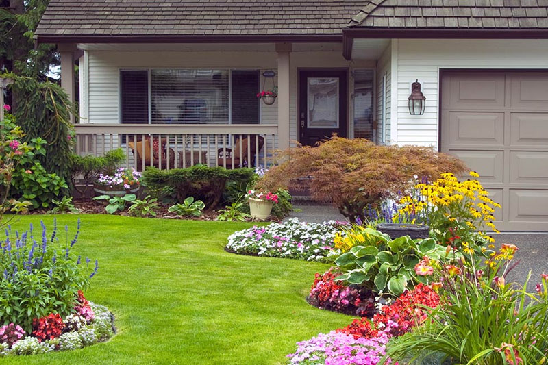 Flower Bed Ideas Front  House