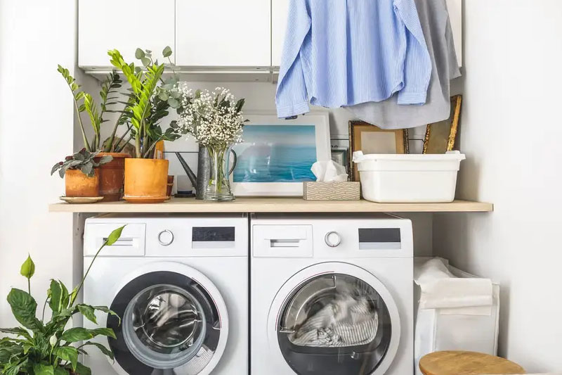 Small Basement Laundry Room