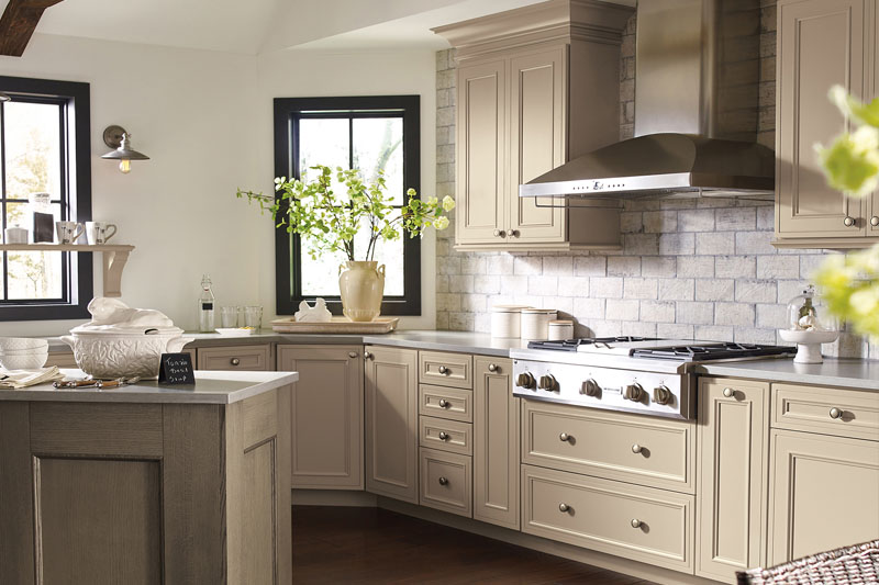 Use earthy tones in kitchen interior
