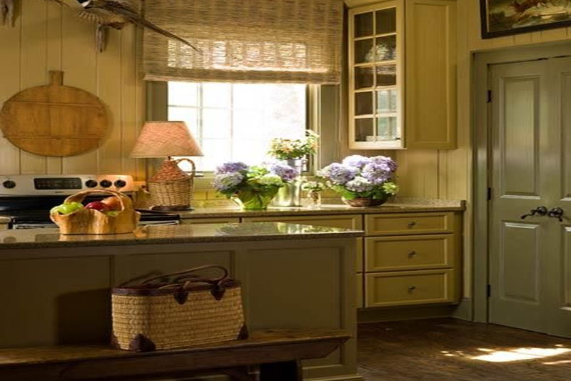 earthy  tones in kitchen interior