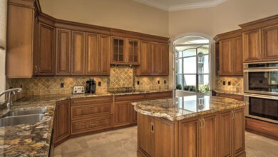 kitchen Countertop Ideas With Oak Cabinets
