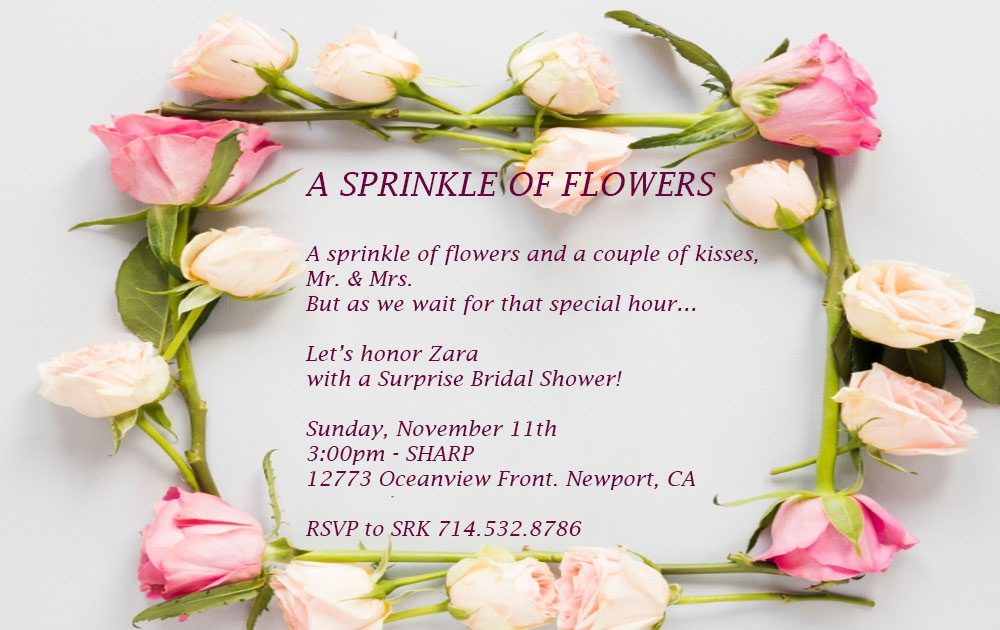 Bridal Shower Invitations Wording