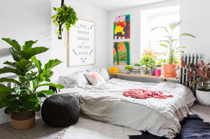 Teenage Girl Decoration with plants Bedroom Ideas For Small Rooms