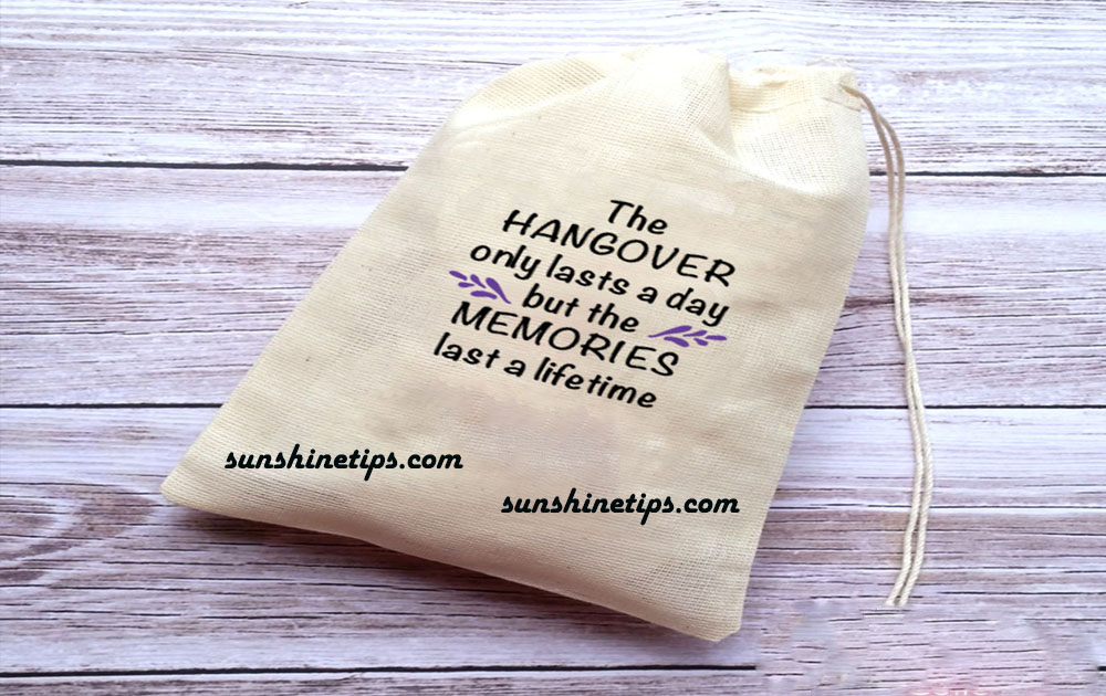 Hangover kit ideas