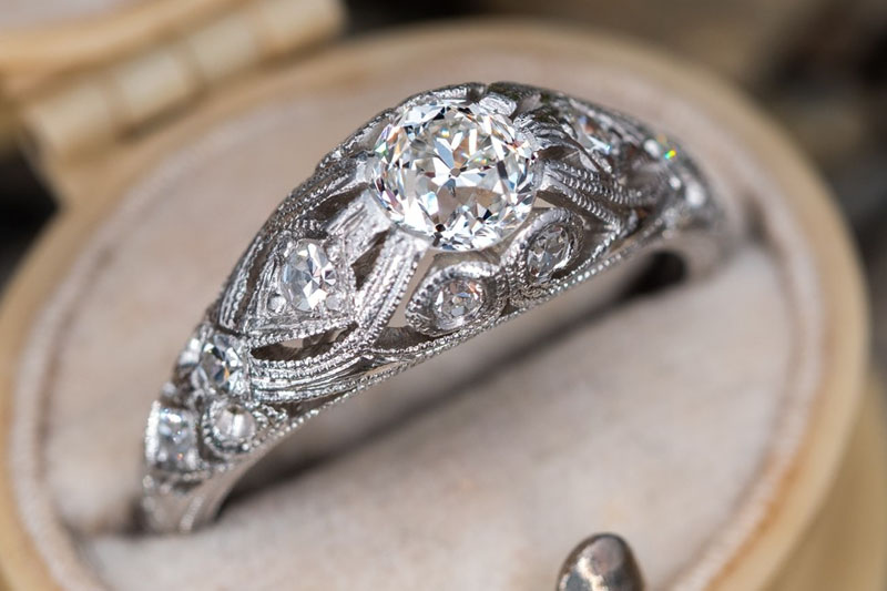 Vintage engagement rings