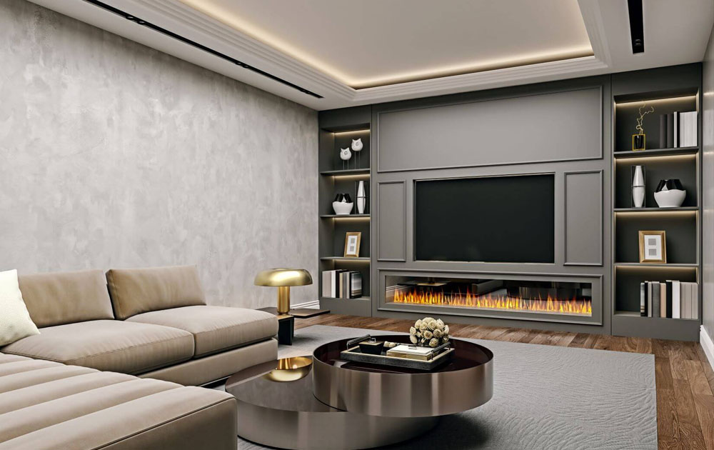 Media Wall Design For Living Room