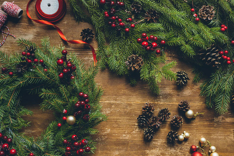 Wreath the Halls for Christmas